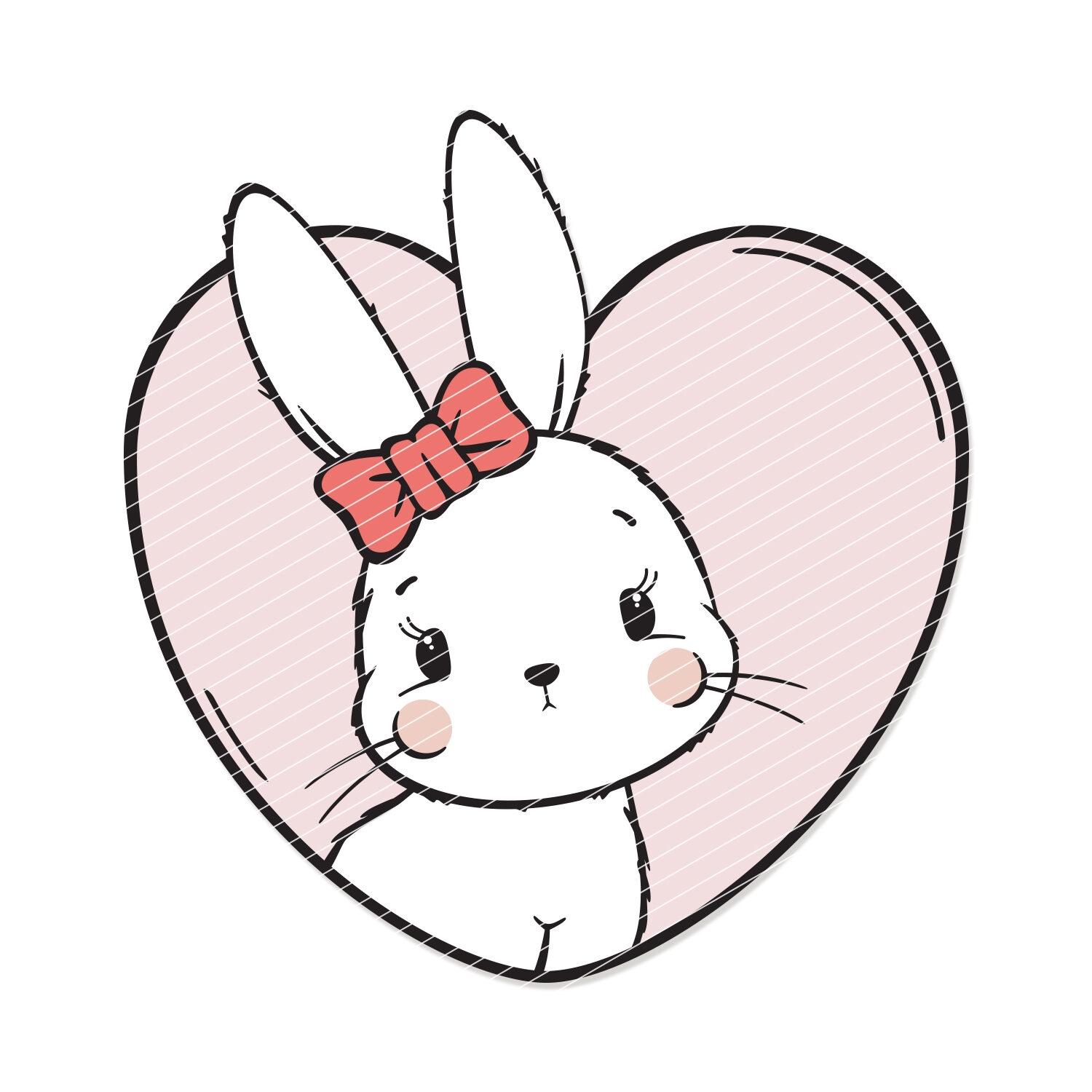 HUNEY BUNNY Plotterdatei Hase
